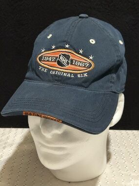 Vintage Hockey Old Time NHL Original Six Teams Baseball Cap Small/Medium NWT